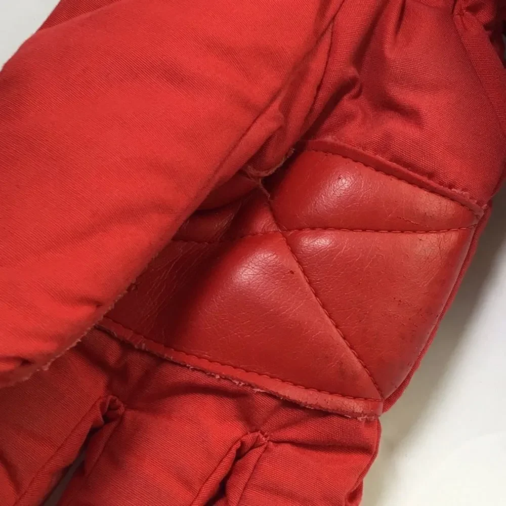 Youth Vintage 1990’s Ski Snow Gloves Red Blue Skiing Snow Athletic Size M Unisex